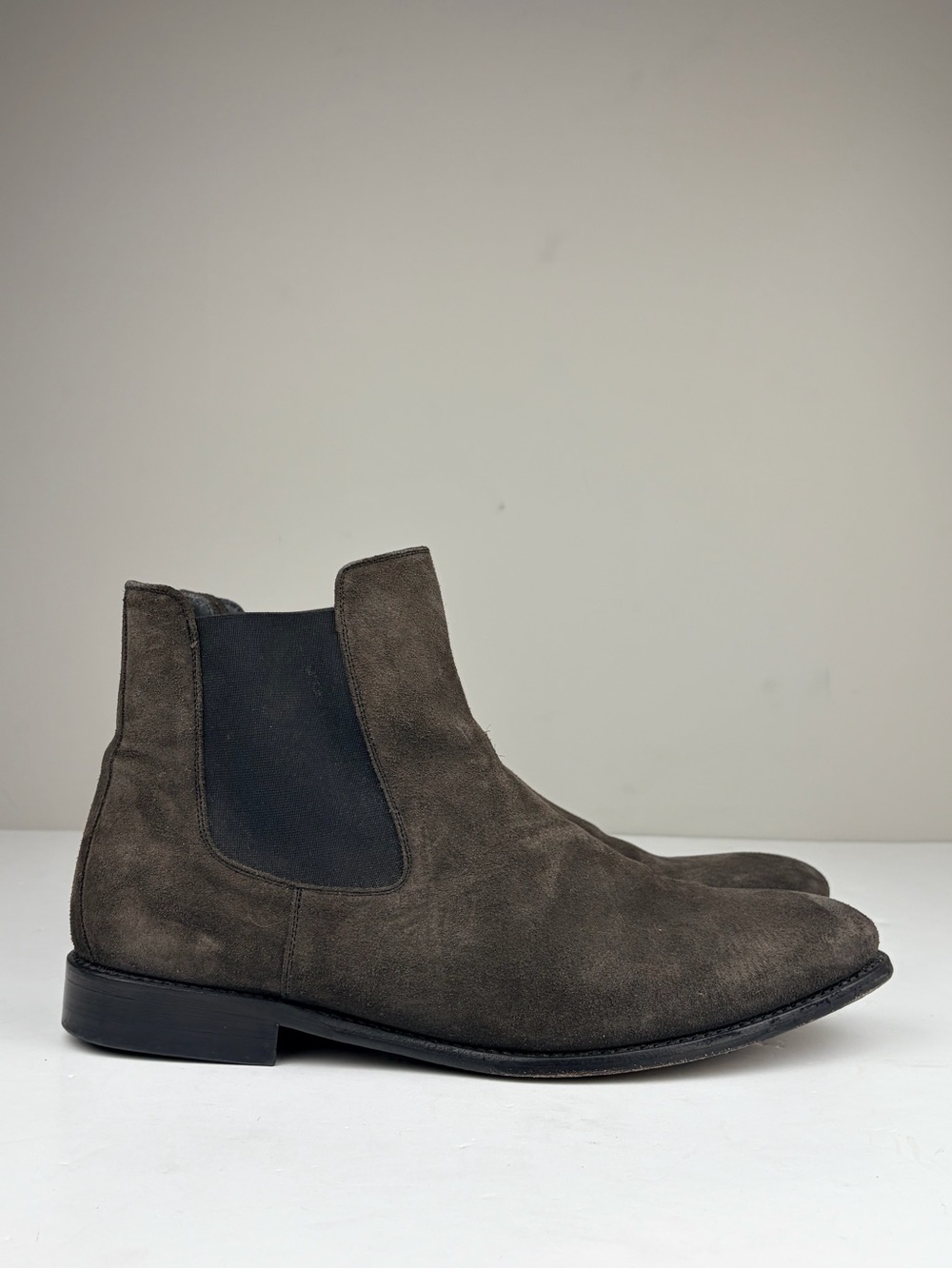 Thursday Boot Co Cavalier Chelsea Boots Gray Suede Men’s 13.5 Handmade‎ Spain